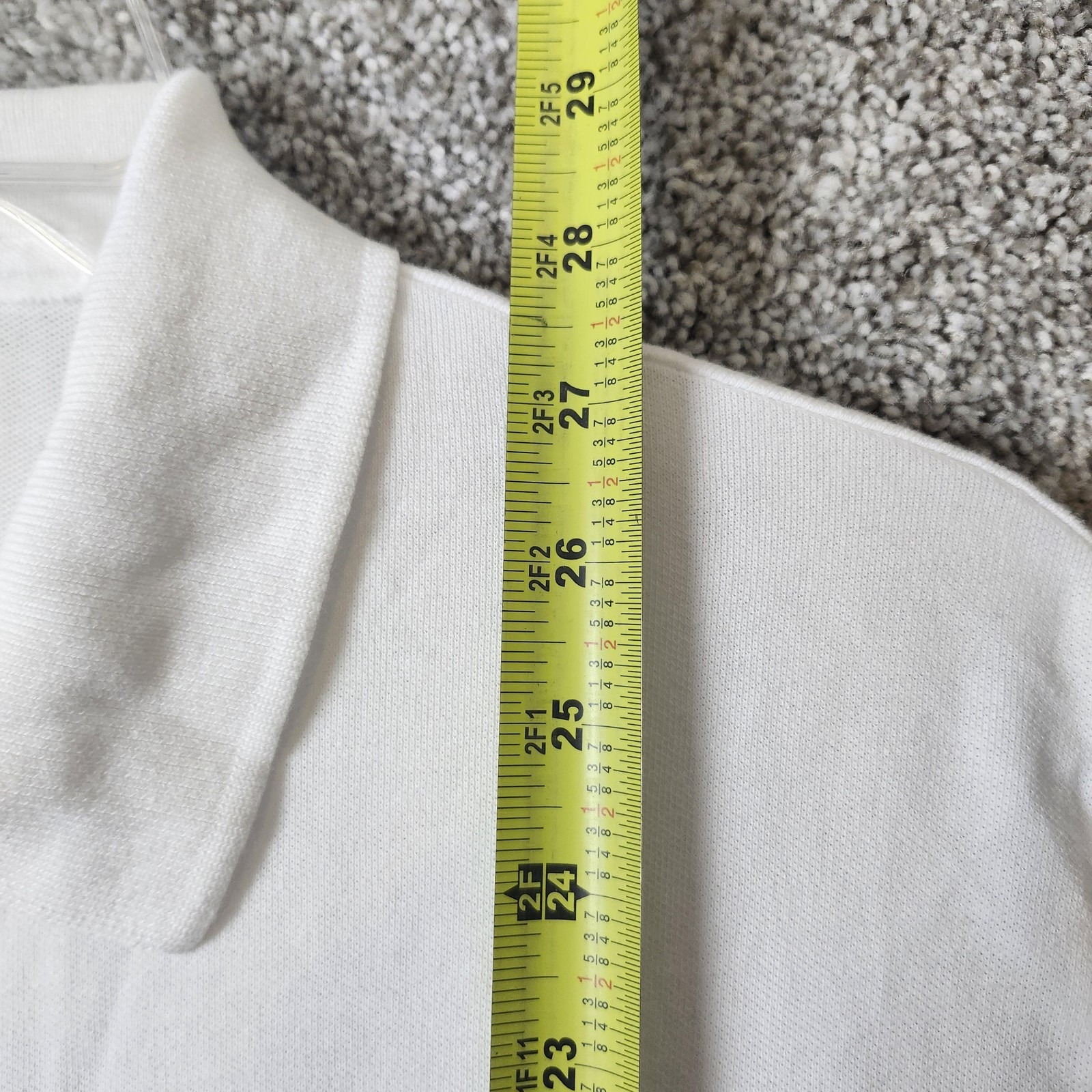Save Khaki United Polo Shirt Mens Xl White Organic Cotton Beach Made Usa Tagless — image 7 of 8